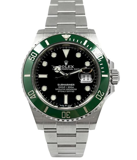 rolex submariner with green dial|rolex submariner date 126610lv.